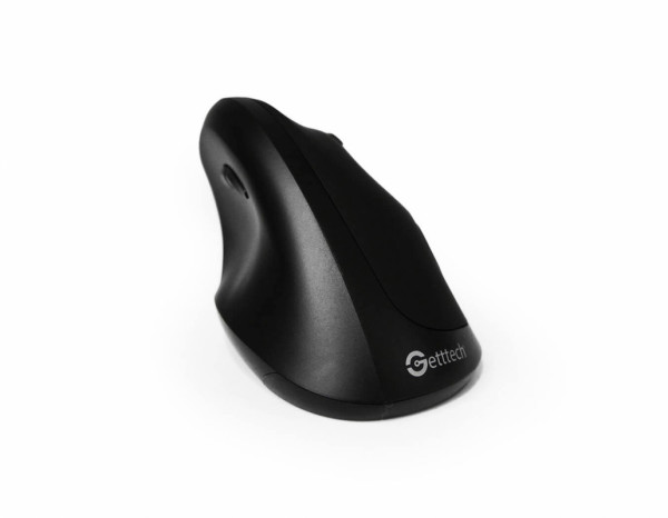 Getttech Vertical Wireless Mouse Orion, Black - SKU: GMO24401
