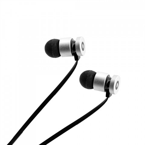 Getttech Earbuds with Mic Soft, Black - SKU: MI-1220N